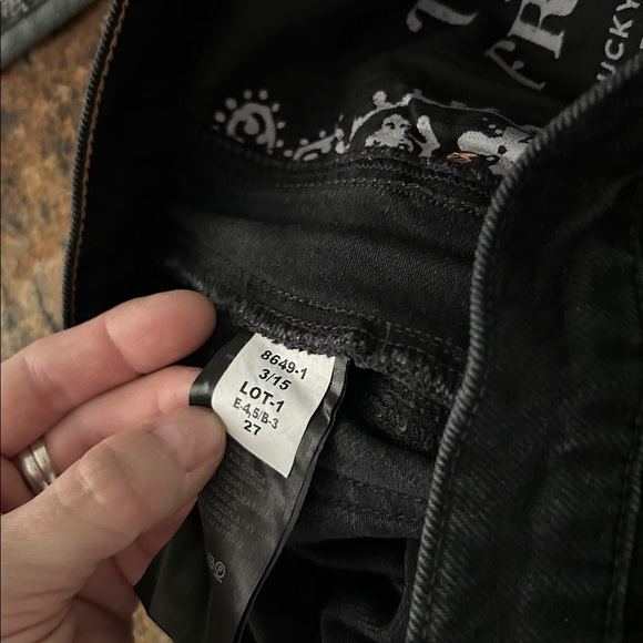 Free People We The Free Good Luck Barrel Jeans Black - Picture 9 of 13